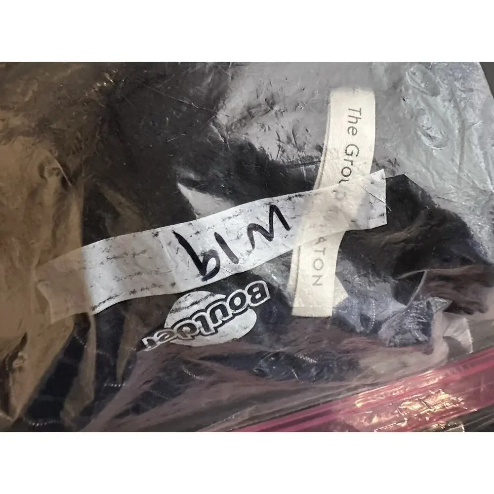 The Group Babaton XS Women Pullover T-shirt Dress Stretchy Crewneck Black W19v